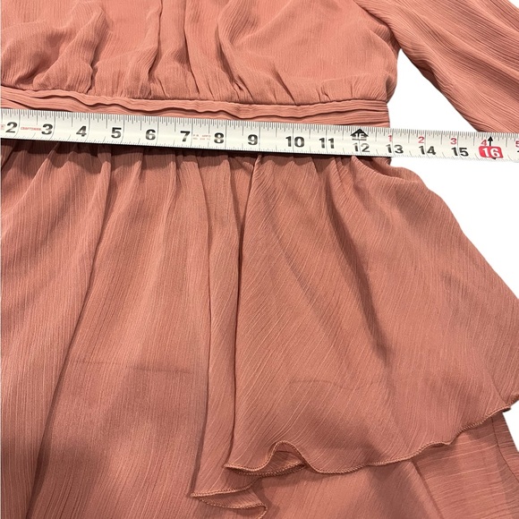 Zara Pink Ruffled Mini Dress – Size Small (NWT)‎ - Picture 9 of 11